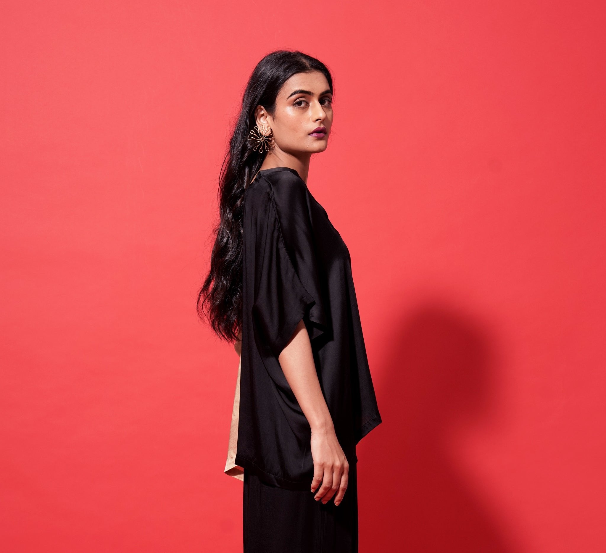 Nova Tunic- Black and Gold