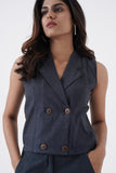 Pepper & Panther - Earthy Blue Co-ord set