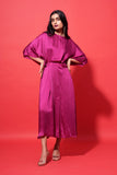 Elena Dress - Dark Pink