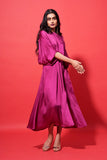 Elena Dress - Dark Pink