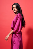 Elena Dress - Dark Pink