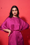 Elena Dress - Dark Pink