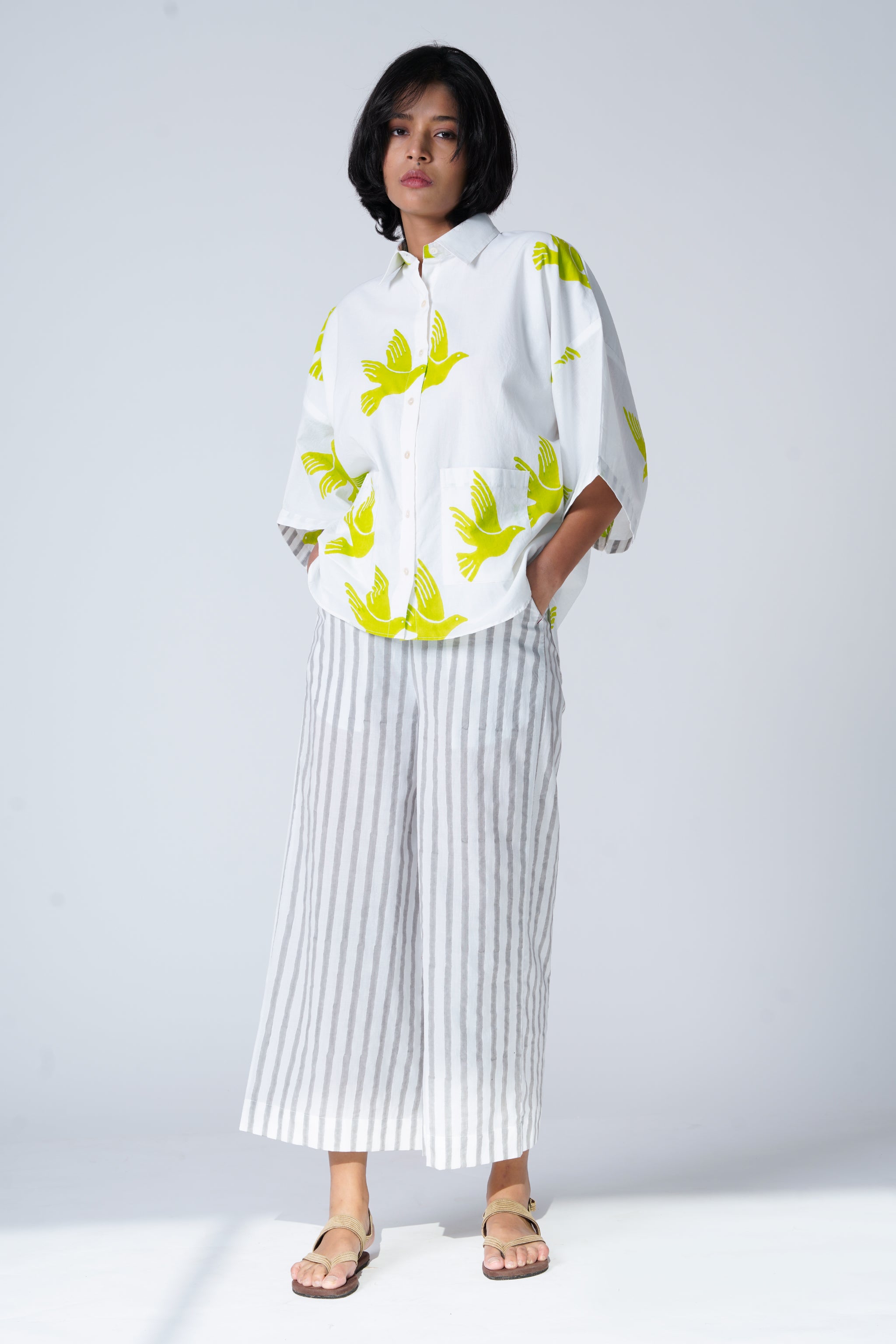 Sky Shirt - Lime Green