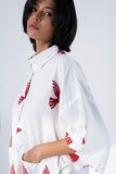 Sky Shirt Red & Blaze Pant Co-ord set