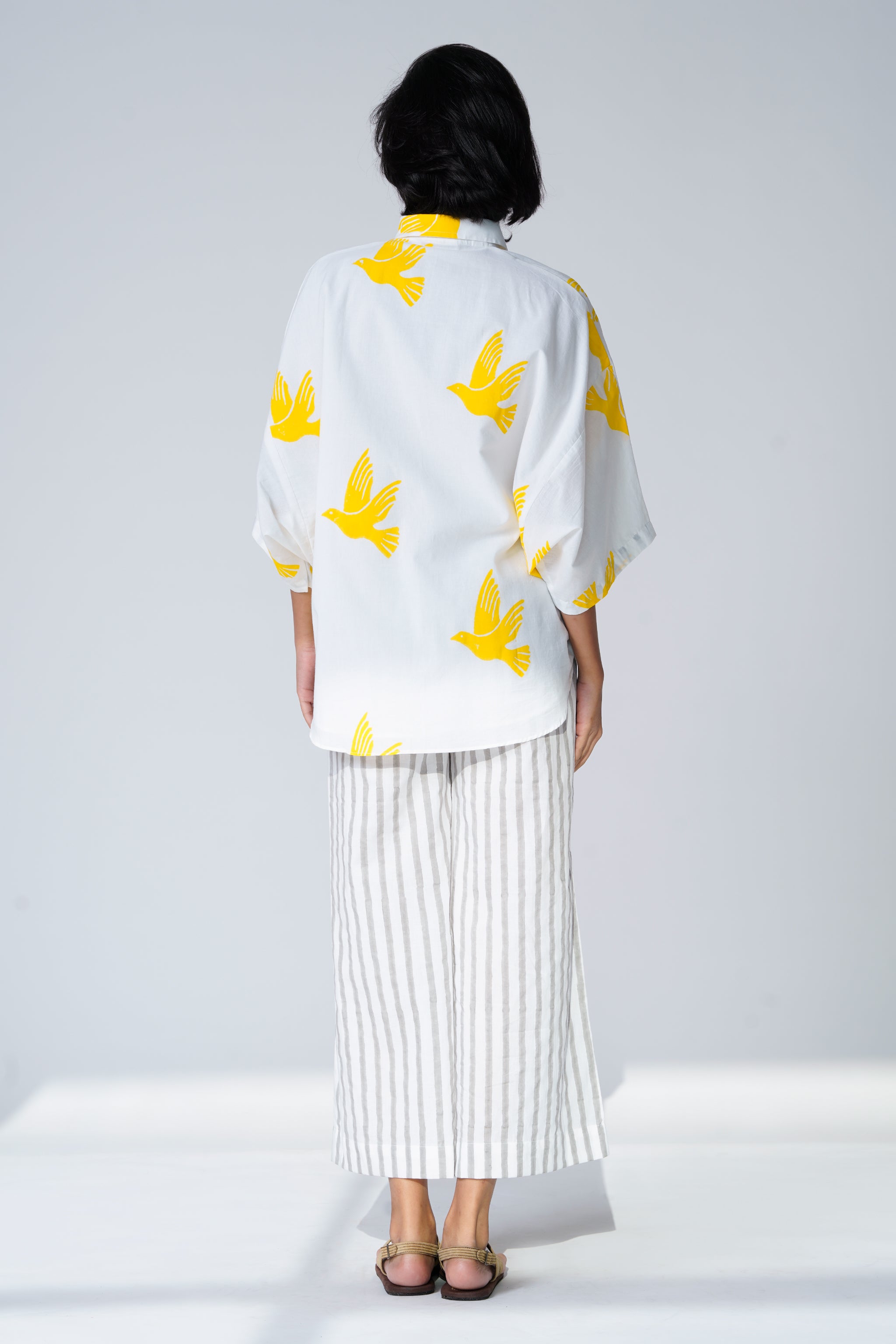 Sky Shirt Yellow & Cloud Pant Co-ord set