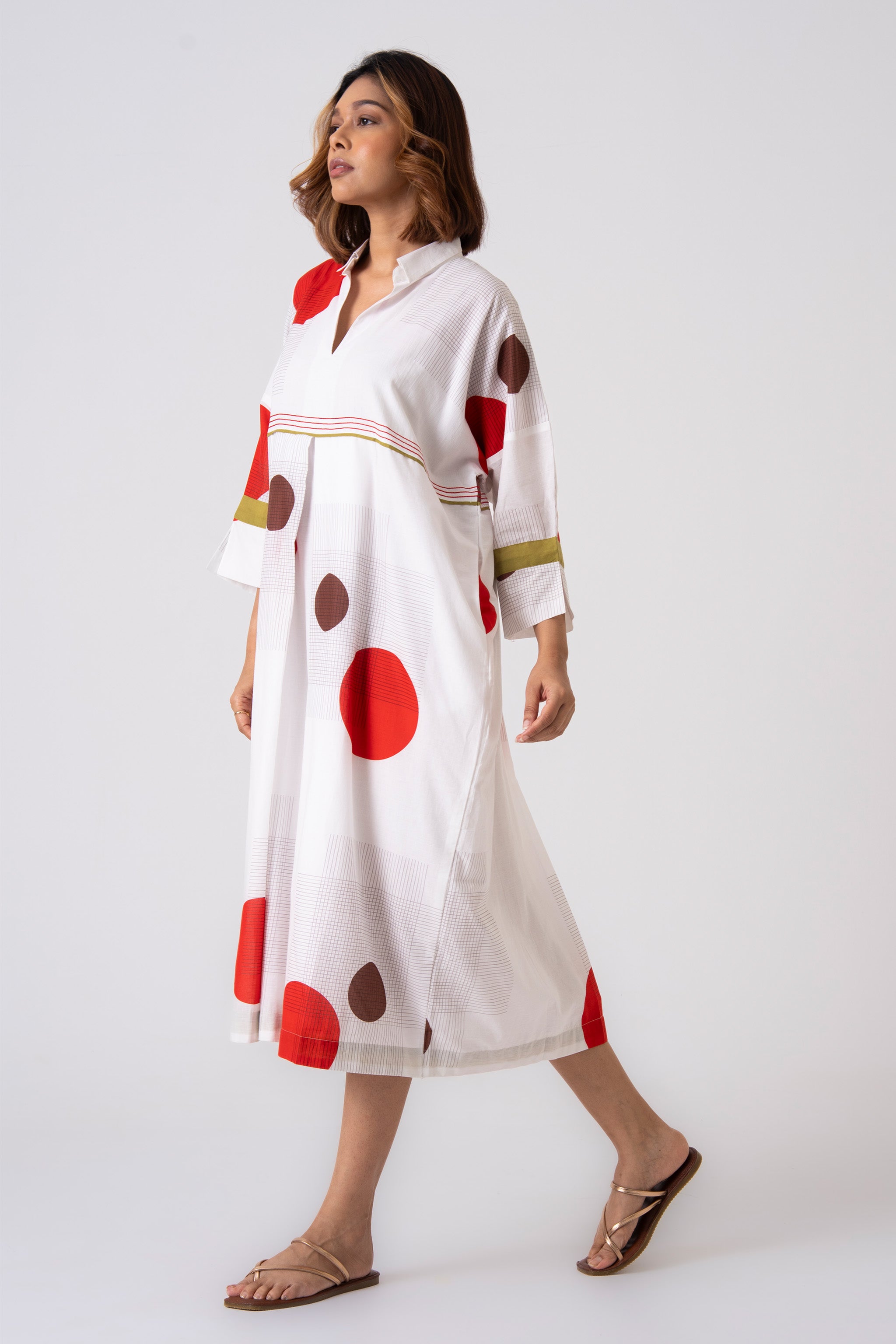 Poppy Kaftan - Red