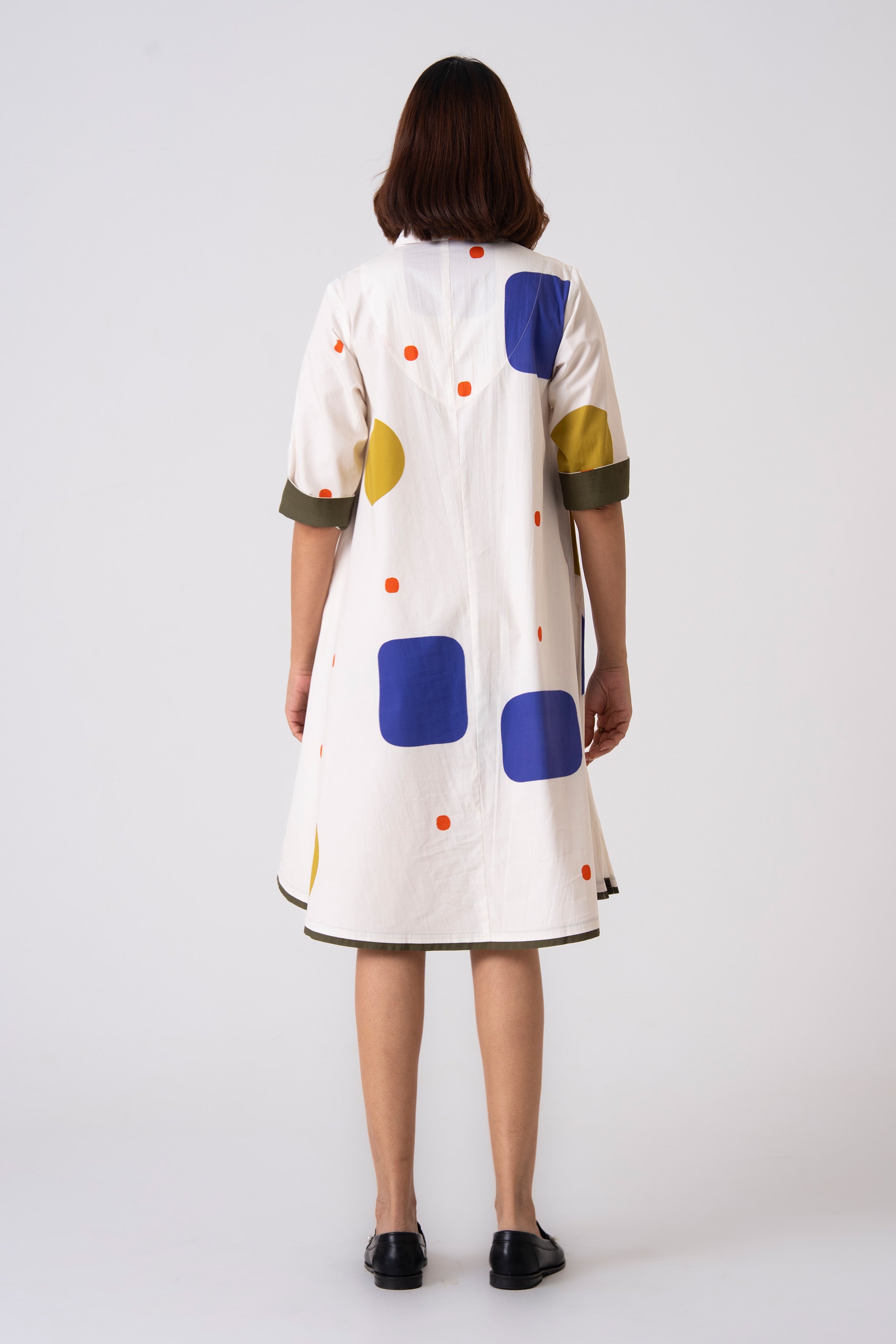 Spot Dress - Blue