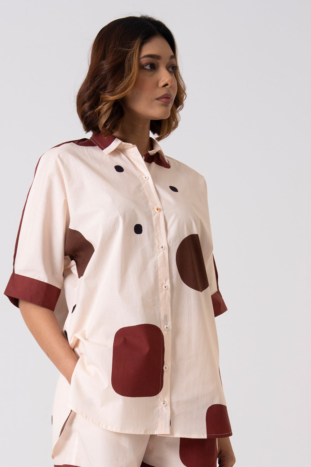 Mocha shirt- Brown