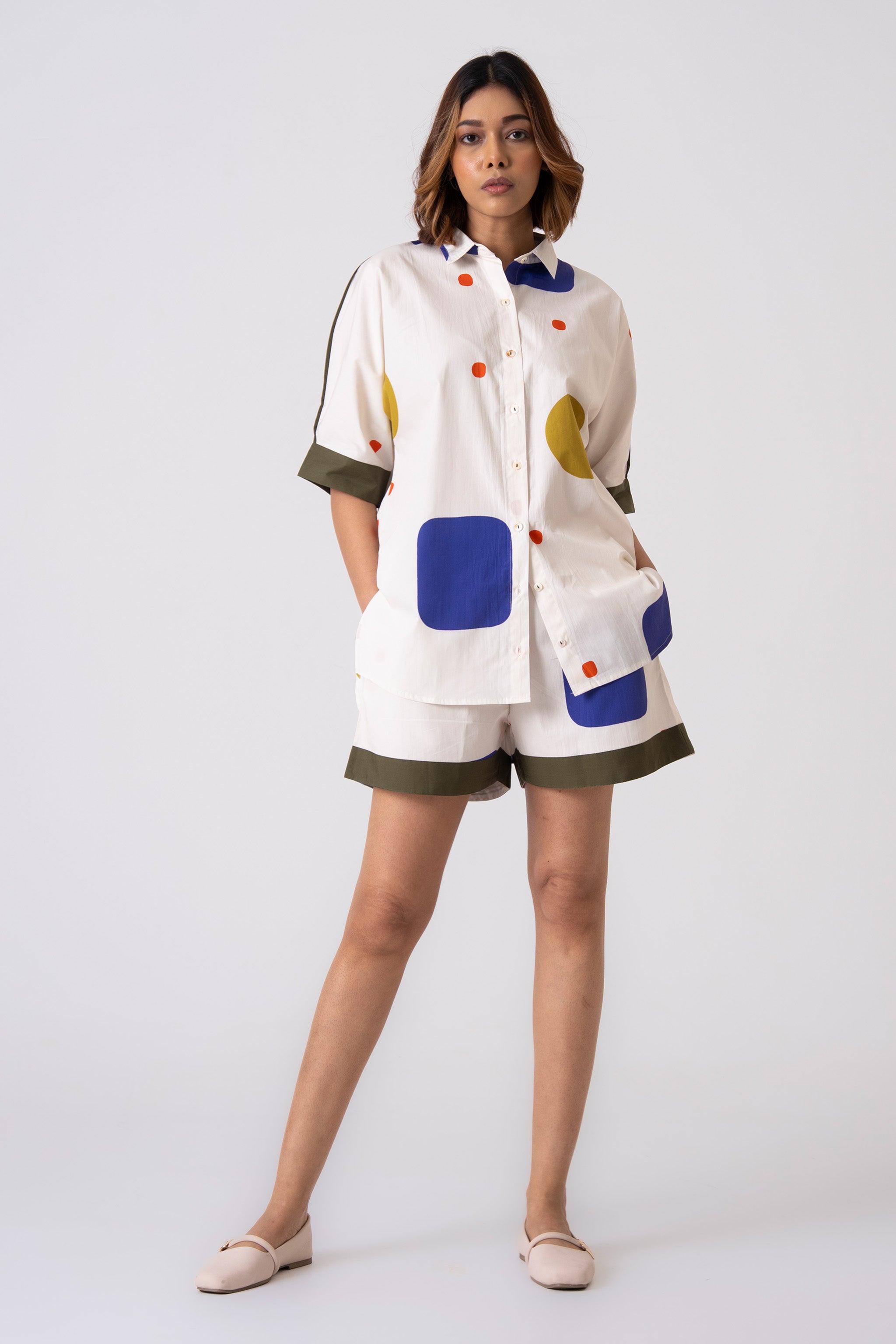 Mocha shirt- Blue