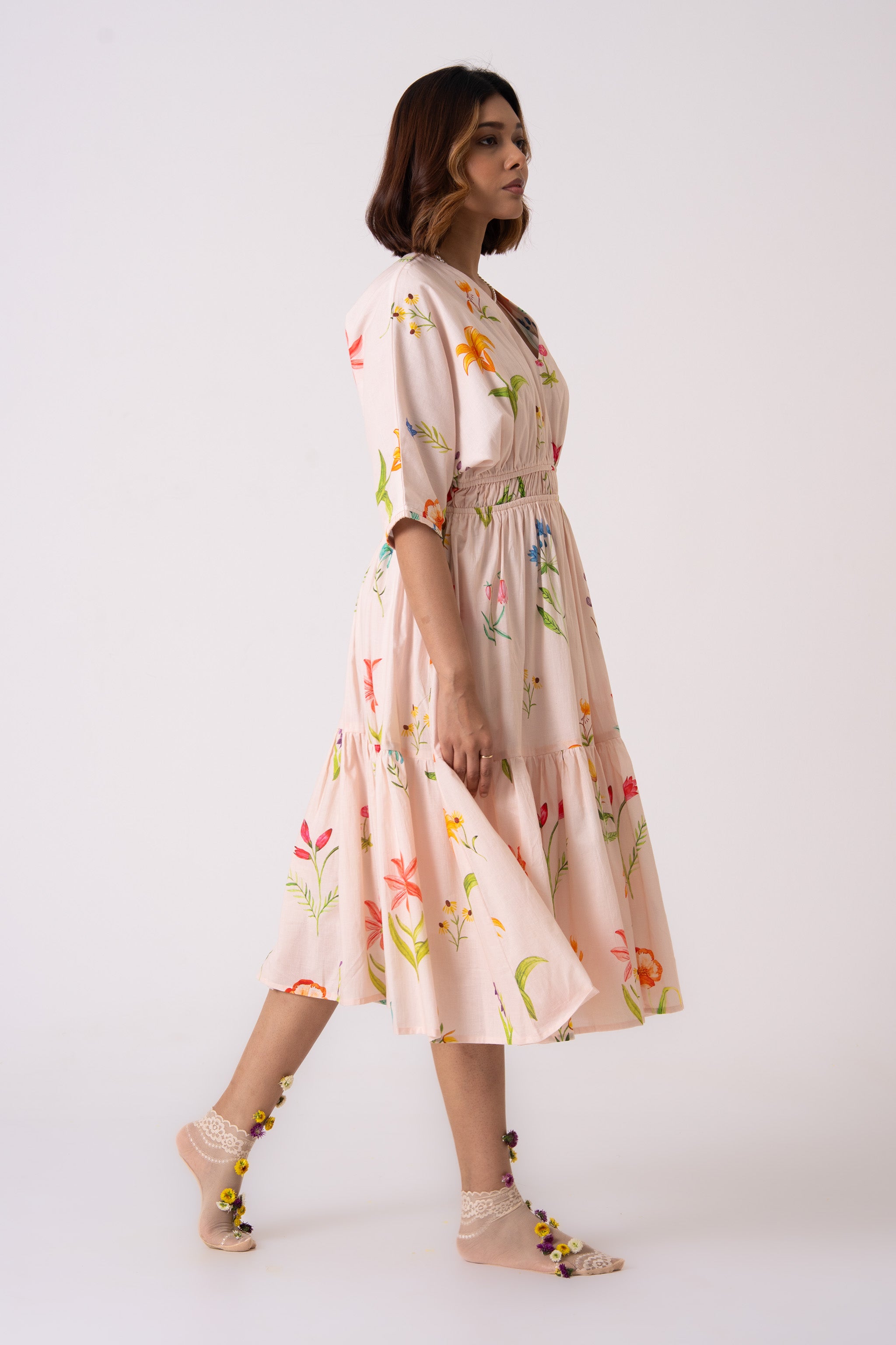 Noor dress - Peach