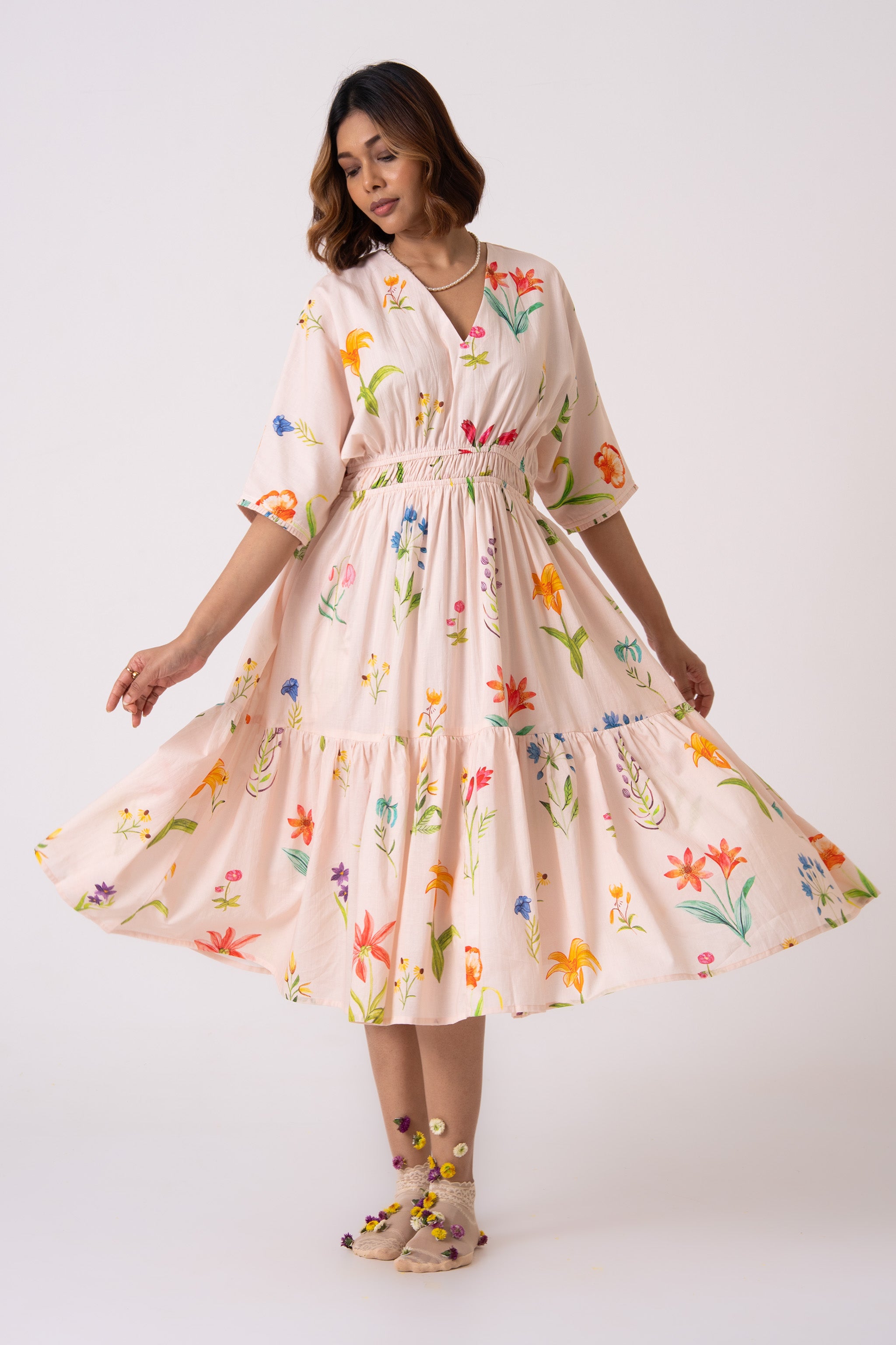 Noor dress - Peach