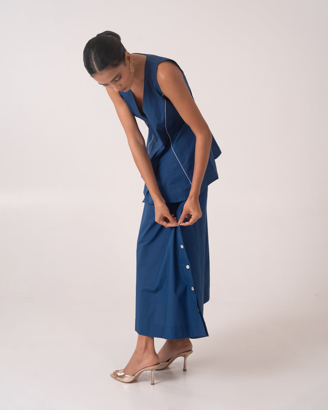 Code Skirt - Blue