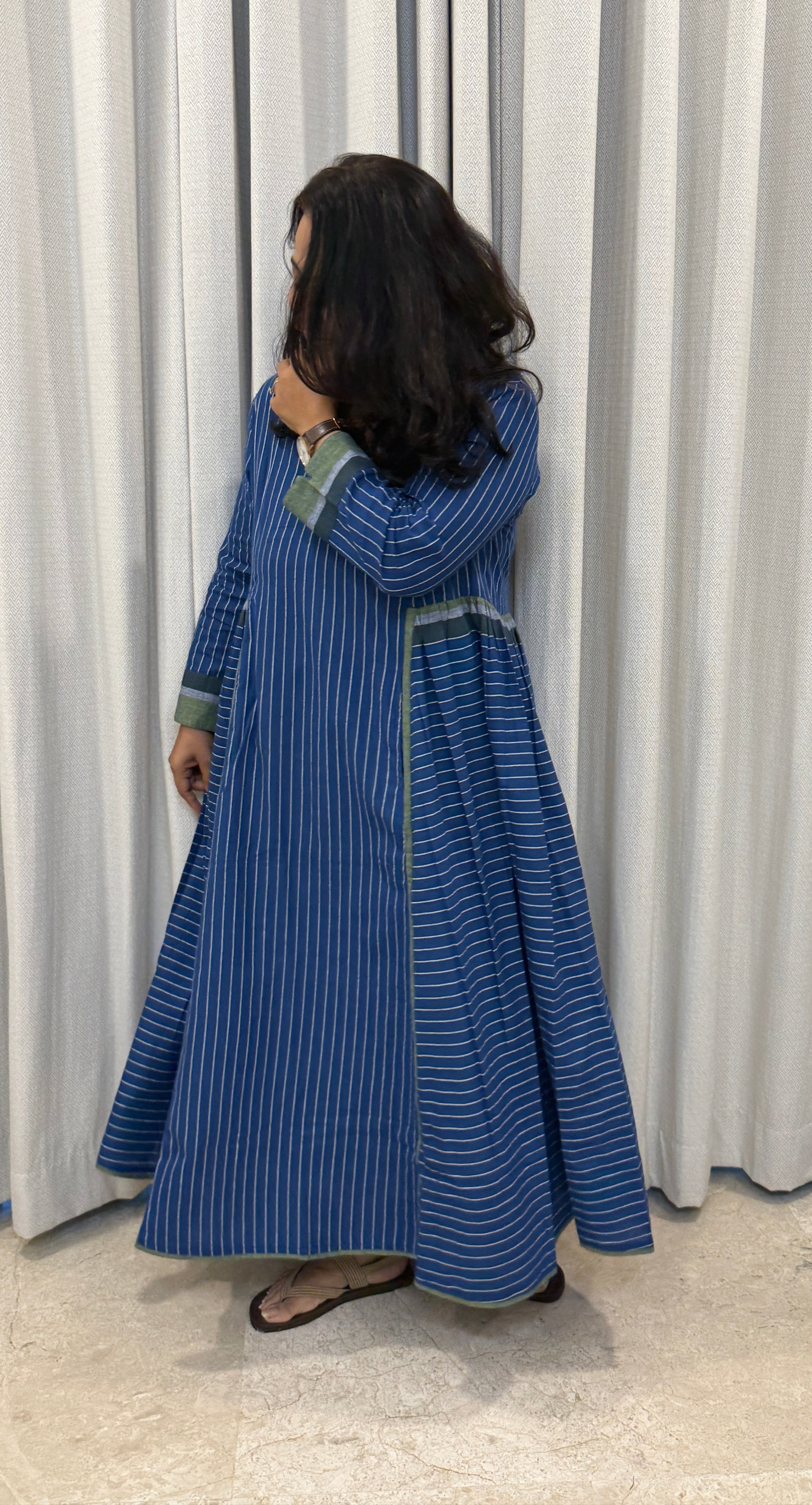 Nira Dress - Indigo Blue