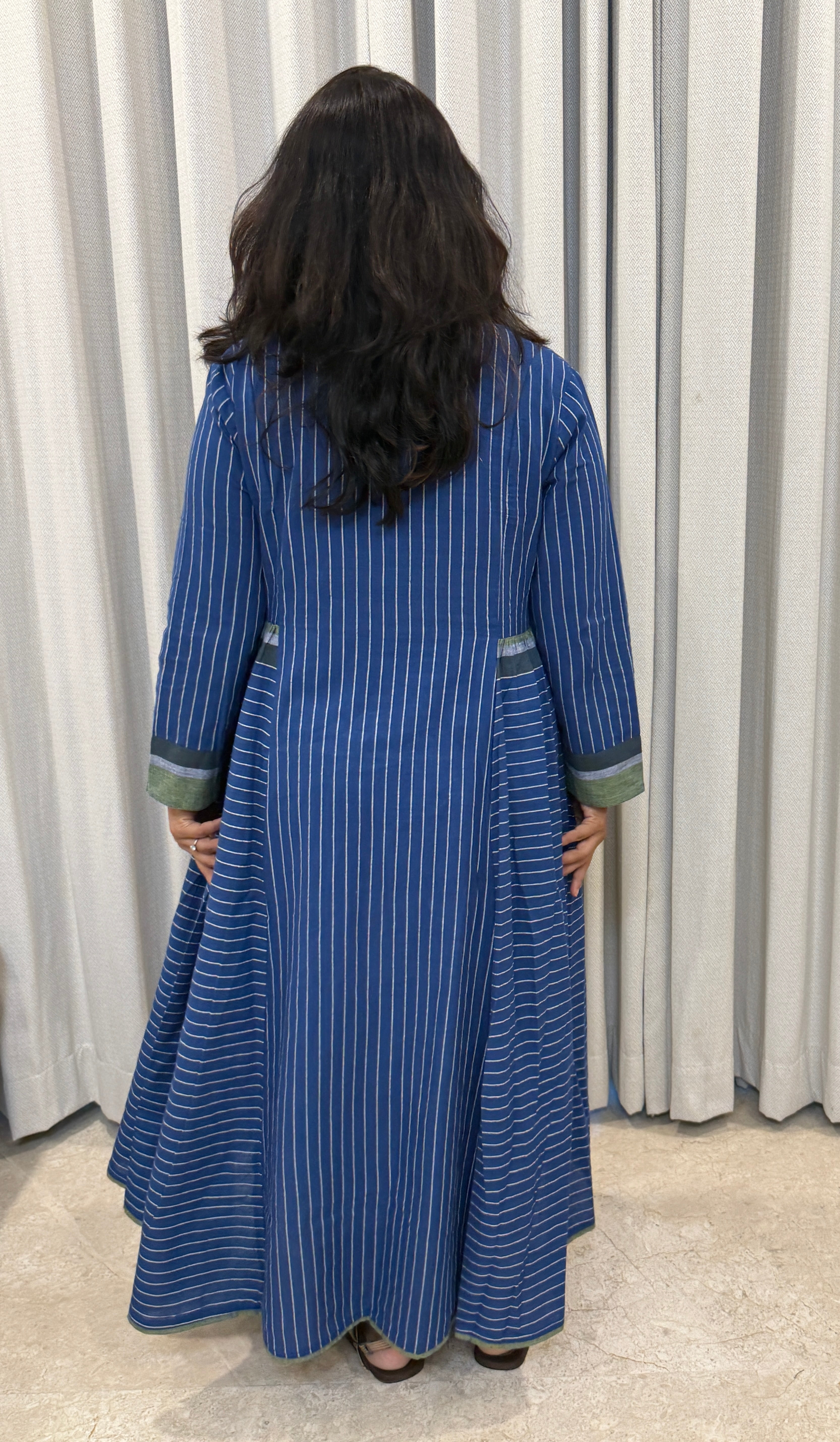 Nira Dress  - Indigo Blue