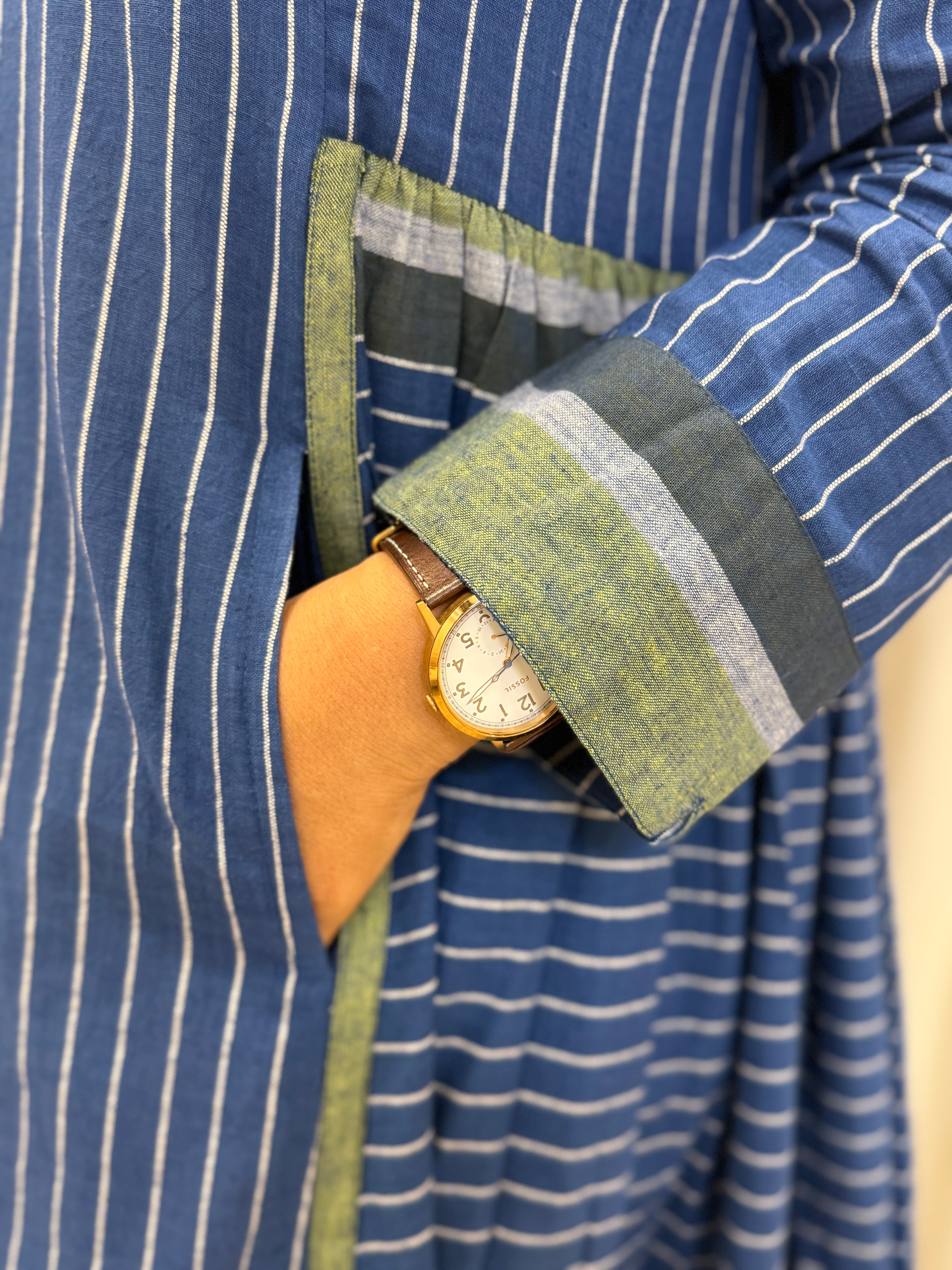 Nira Dress - Indigo Blue
