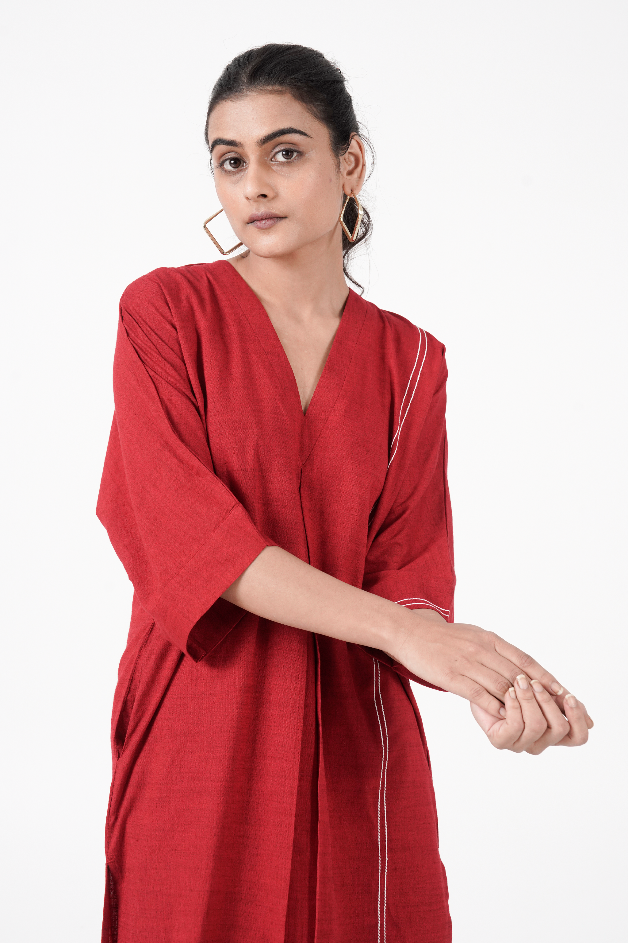 Ease Tunic- Red