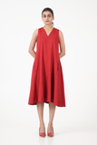 Twist dress - Red