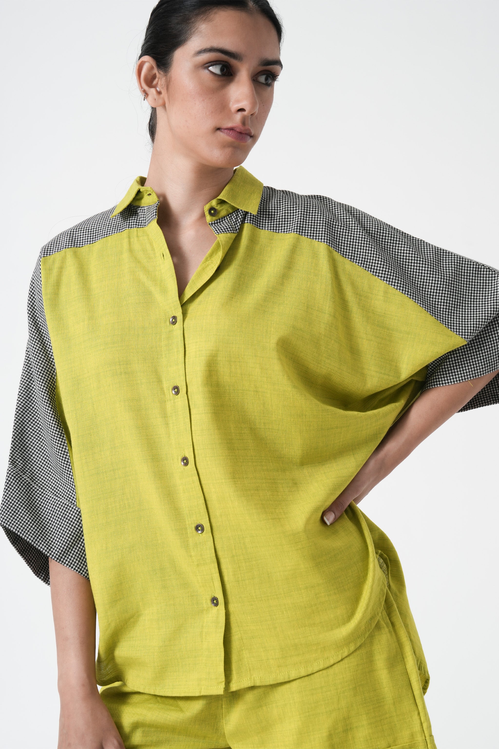 Somersault Shirt - Lime Green