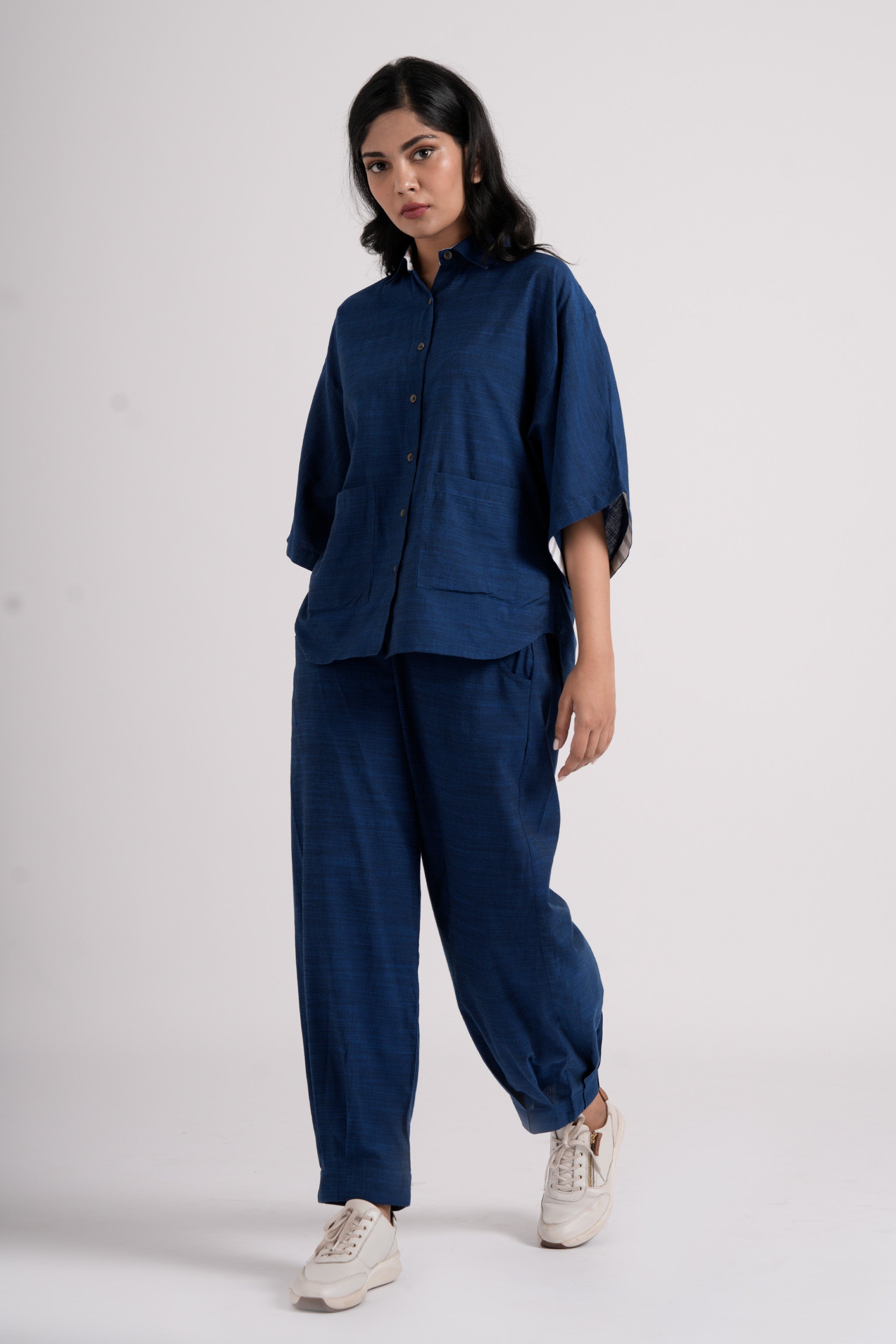 Lava Shirt & Blaze Pant Co-ord - Imperial Blue