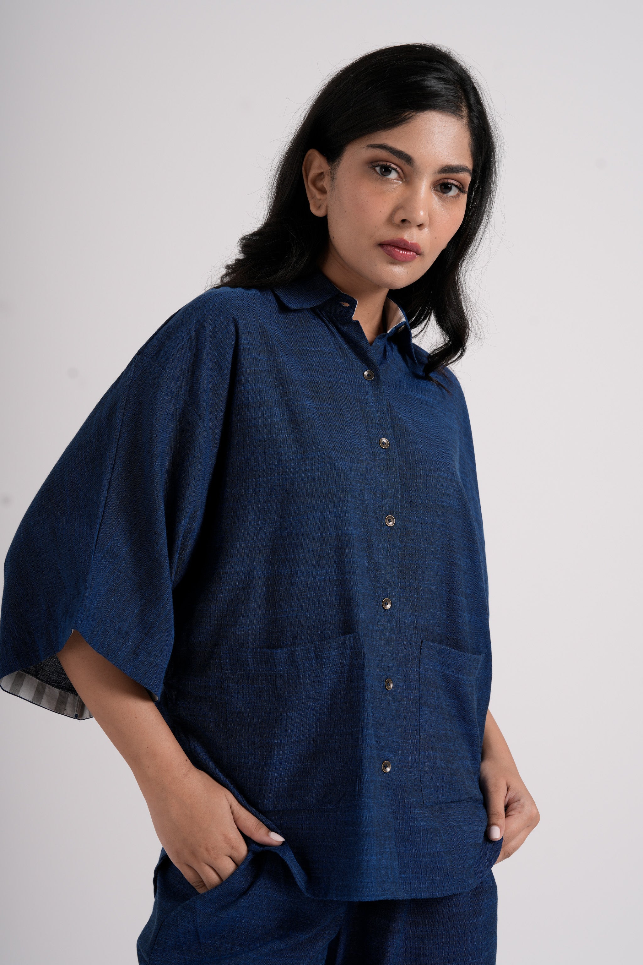 Lava Shirt & Blaze Pant Co-ord - Imperial Blue