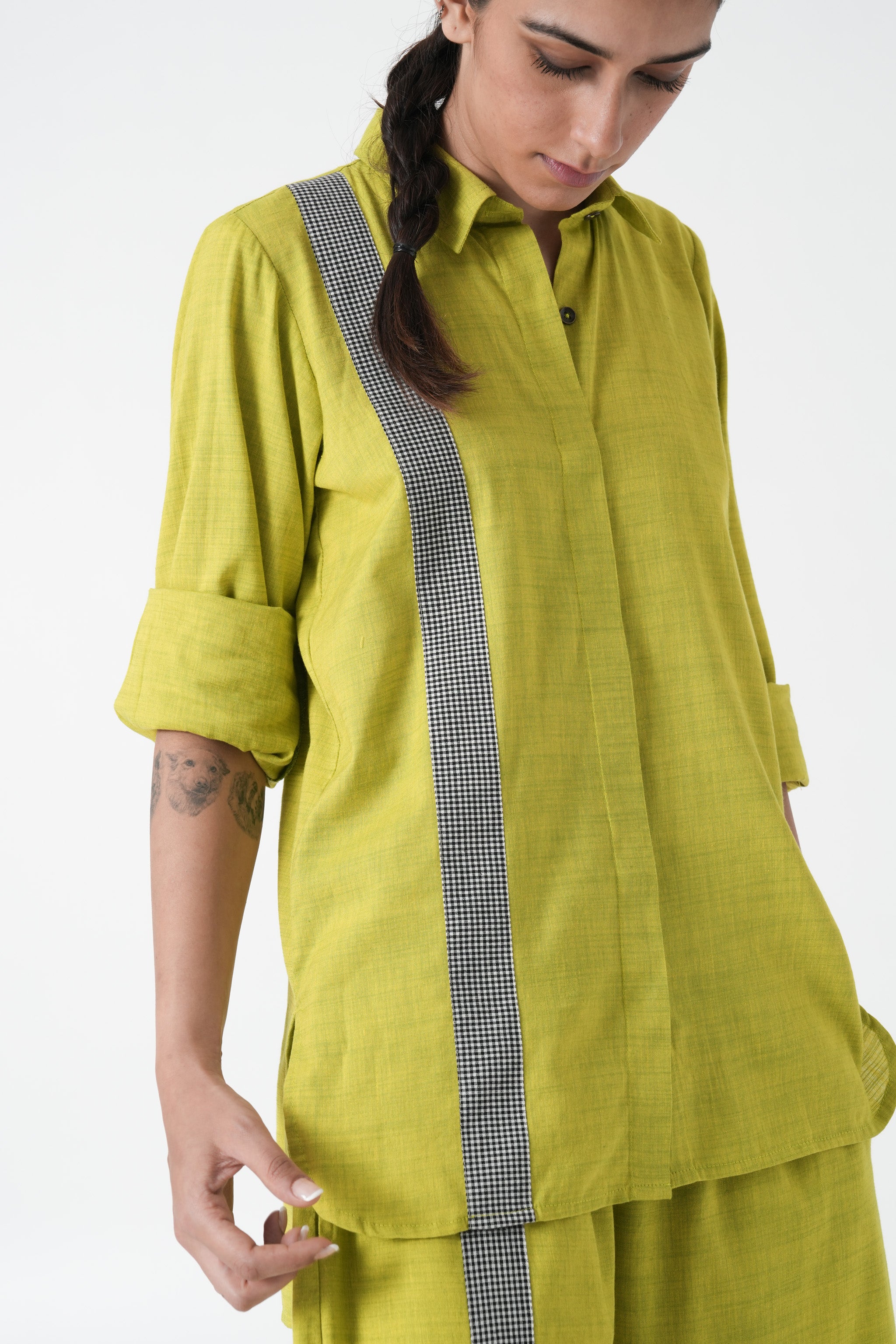 Align Shirt - Lime Green