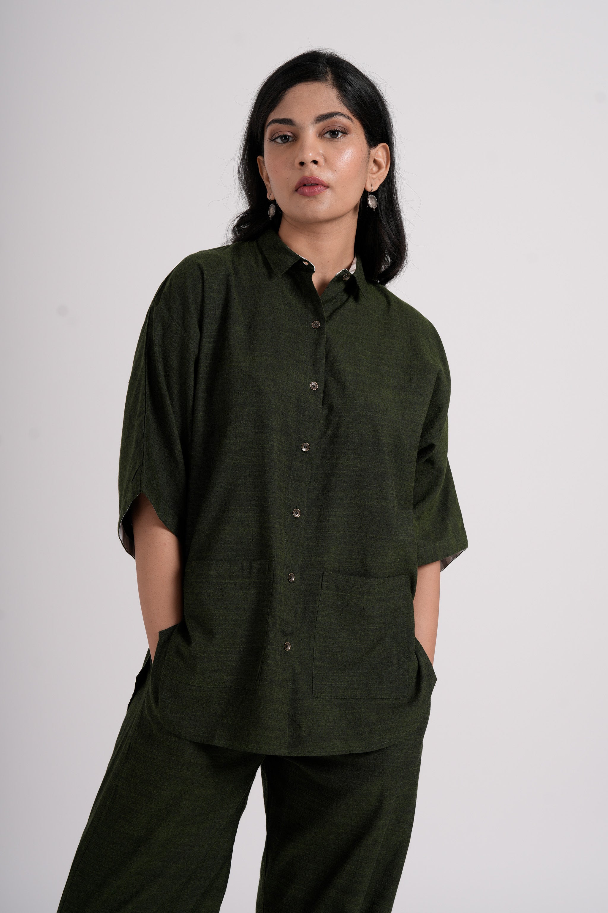 Lava Shirt - Seaweed Green