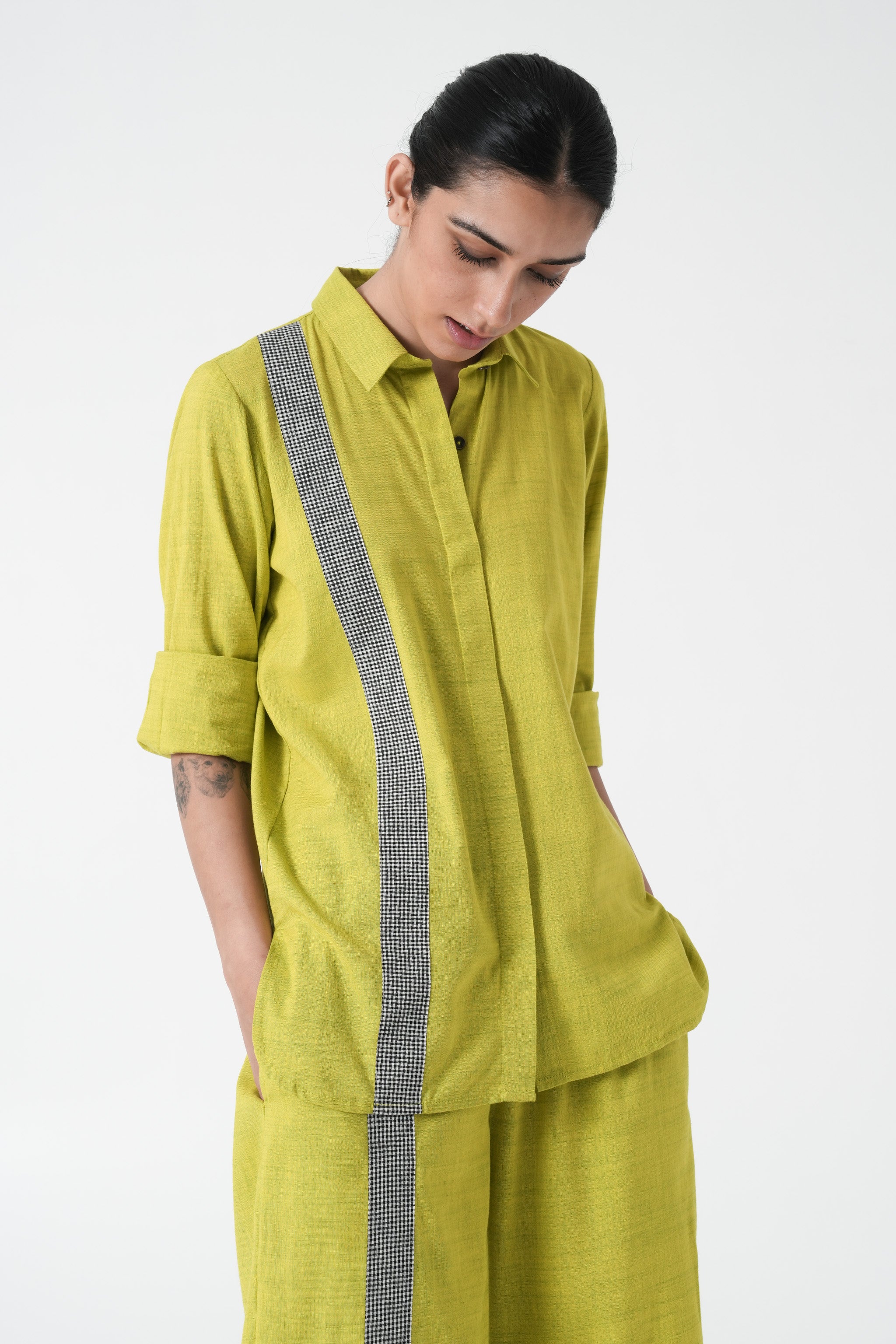 Align Shirt - Lime Green