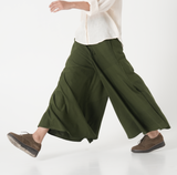 Pop Palazzo - Olive Green
