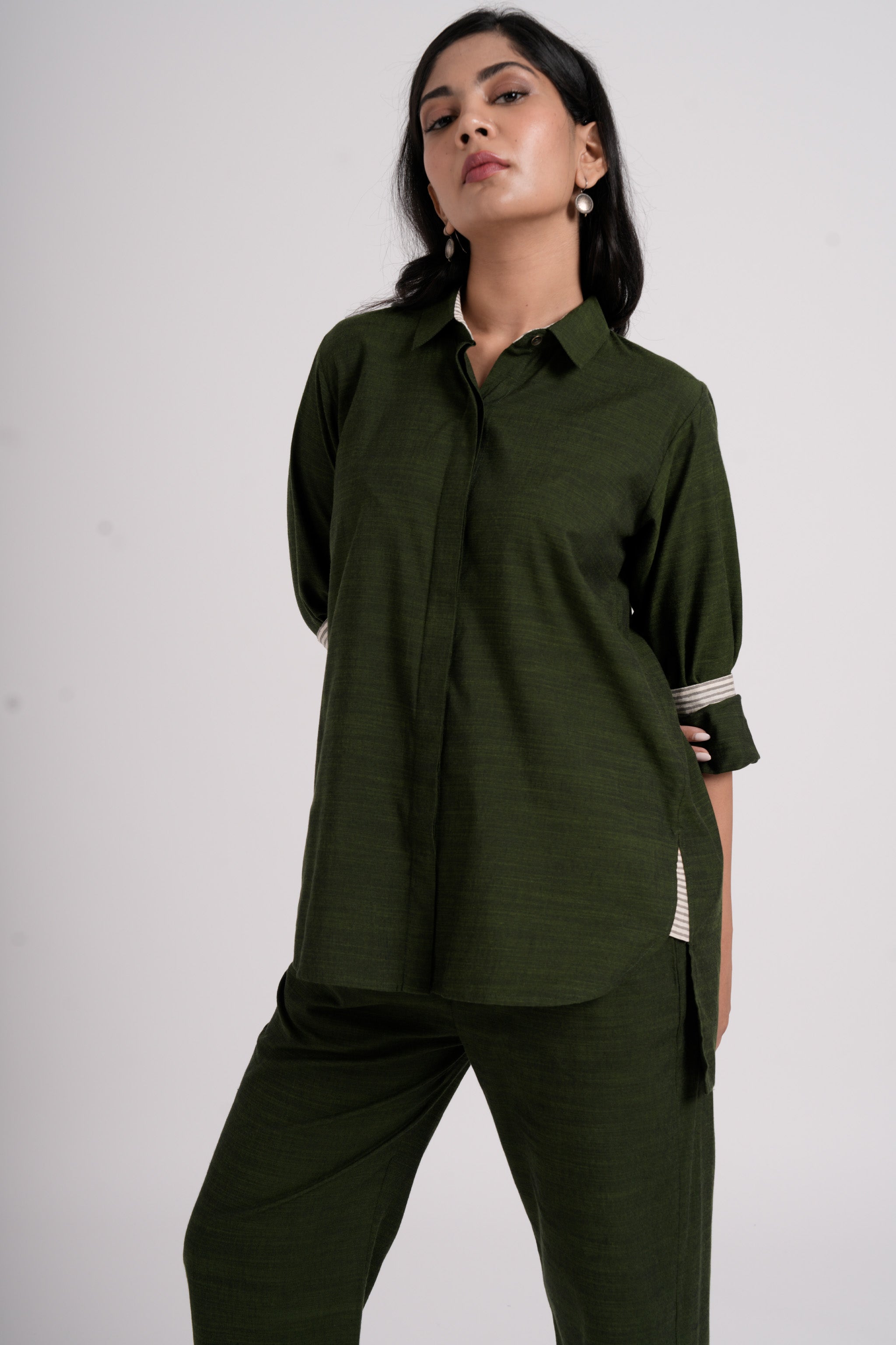 Breeze Shirt - Seaweed Green