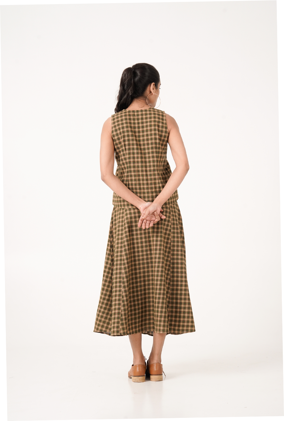 Check & mate set- Olive green