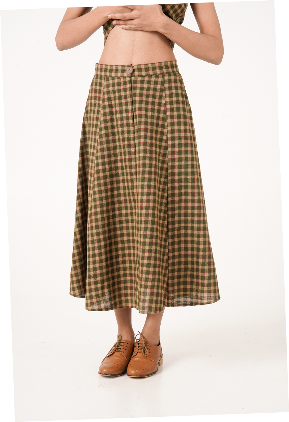 Check & mate set- Olive green