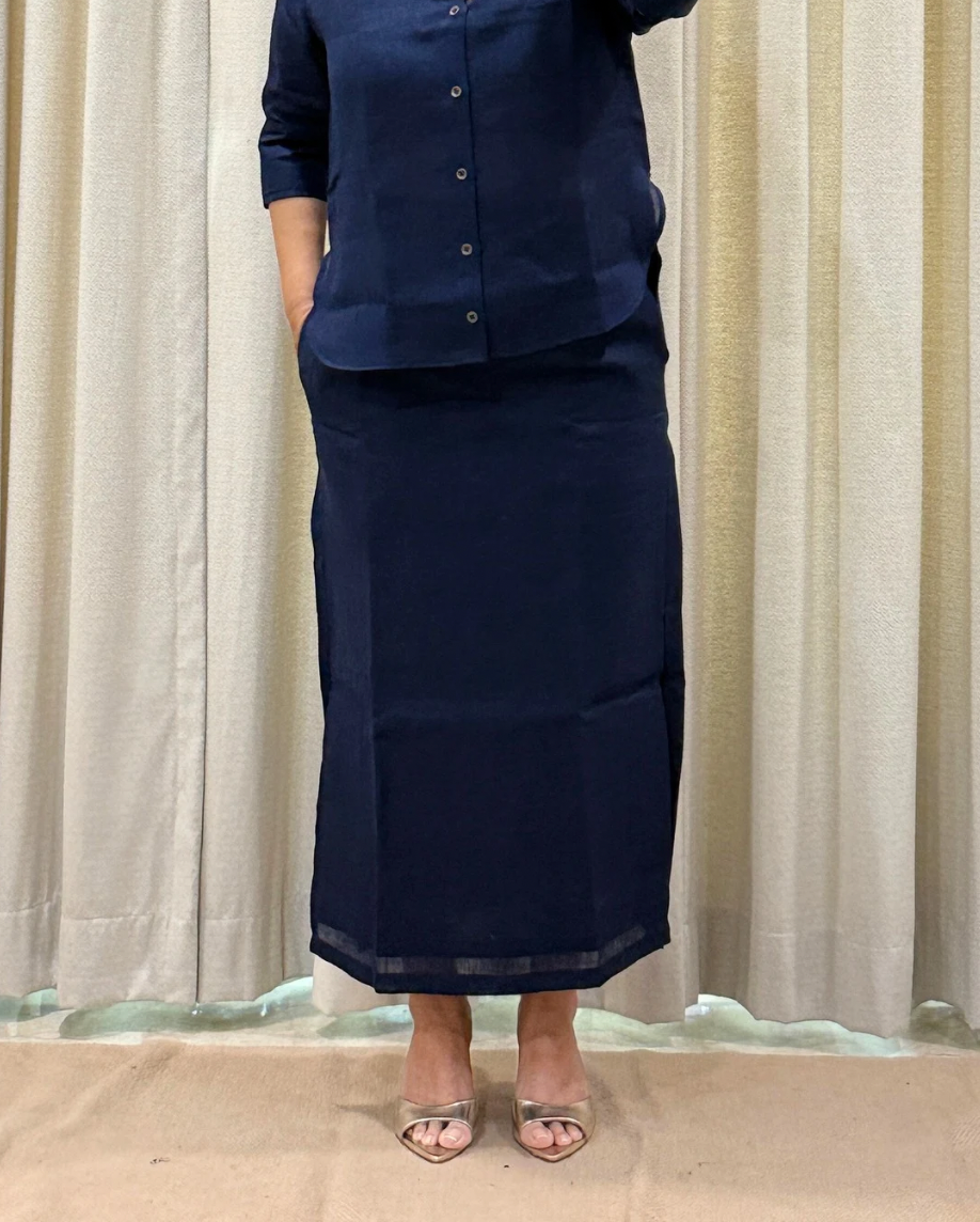 Verve Skirt - Navy Blue