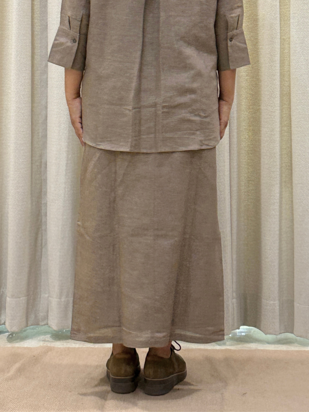 Verve Skirt - Dark Beige