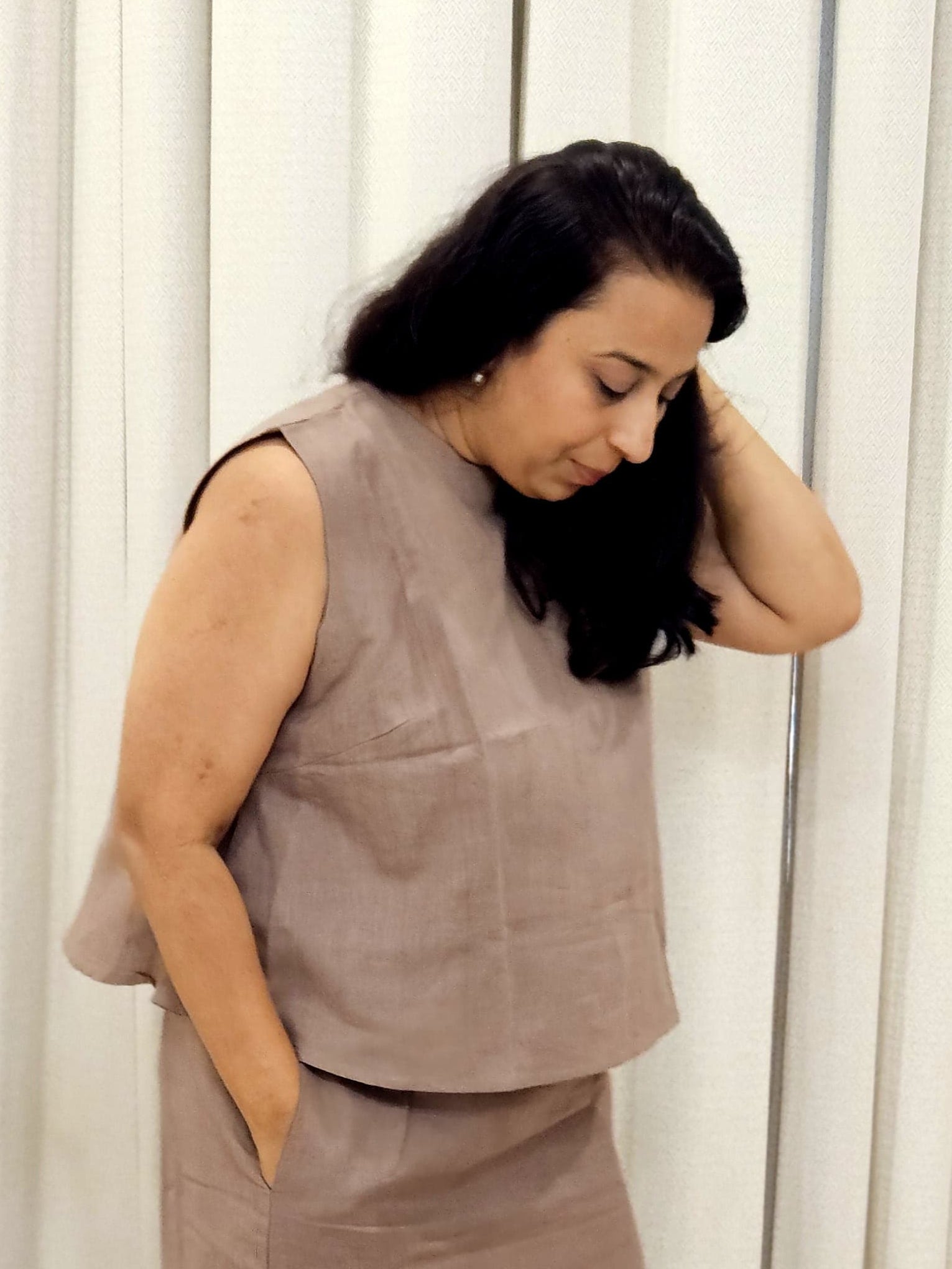 Coir Top - Dark Beige