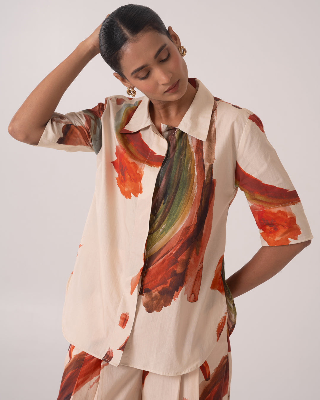 Matte Shirt - Brown