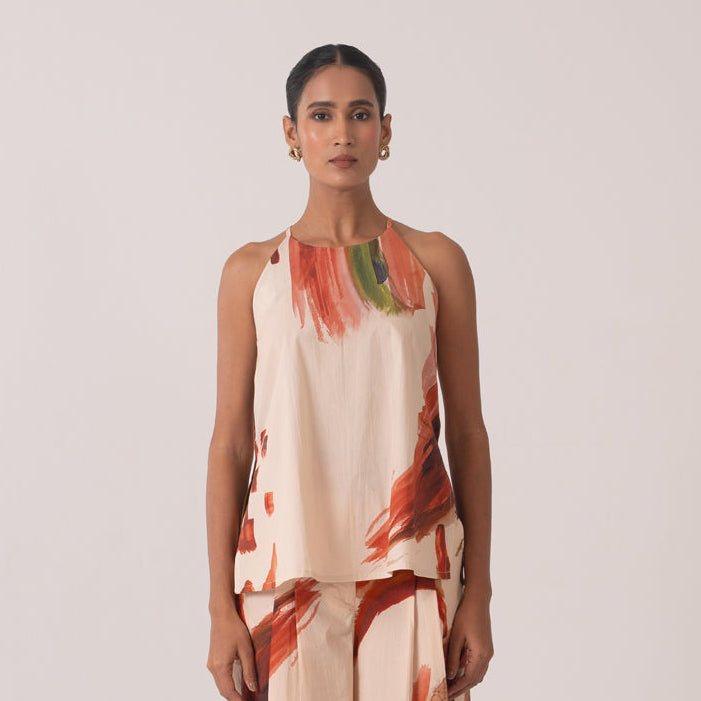 Wave top - Brown