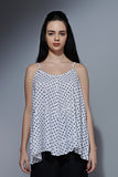 Retro Swirl - White Polka
