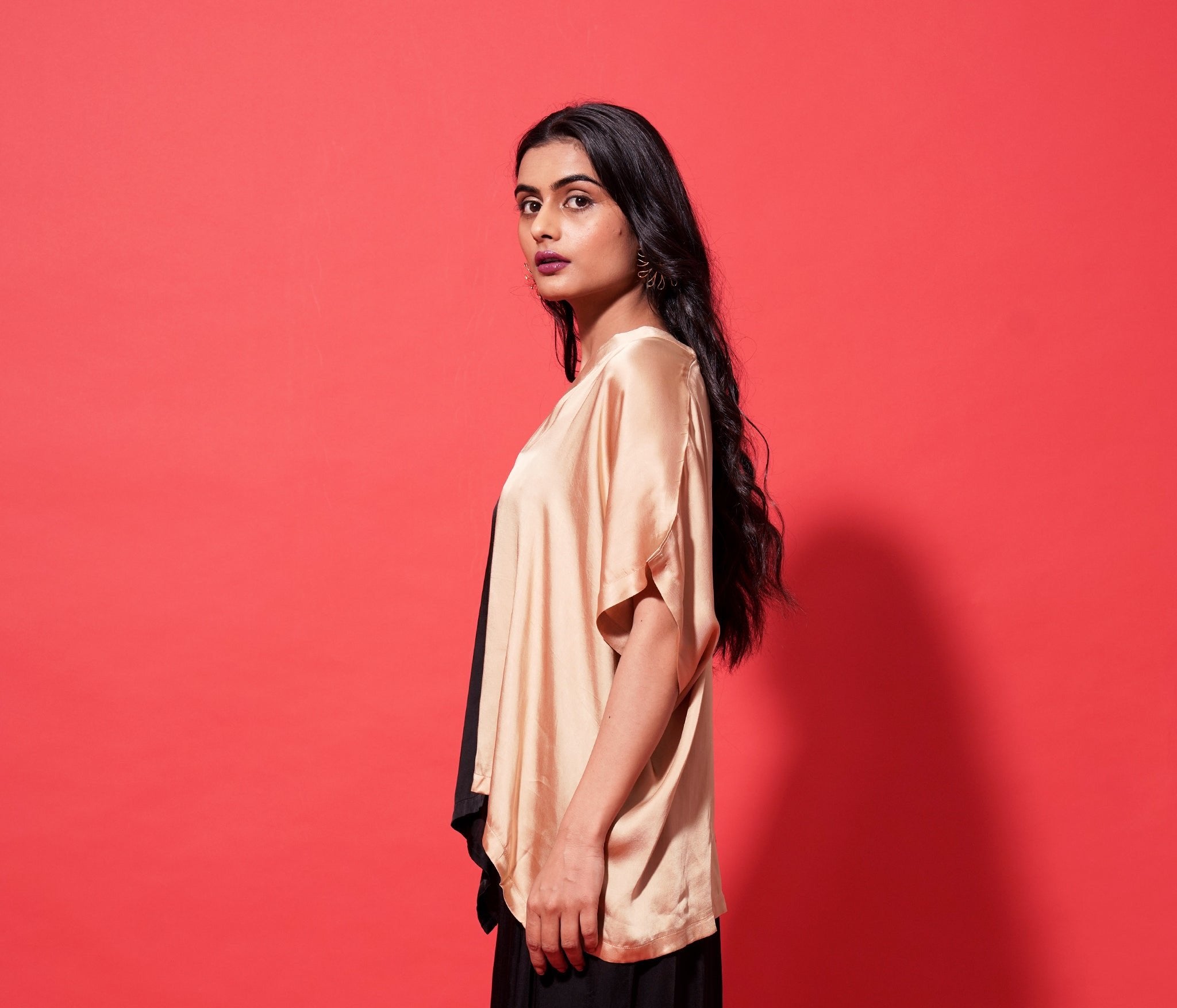 Nova Tunic- Black and Gold