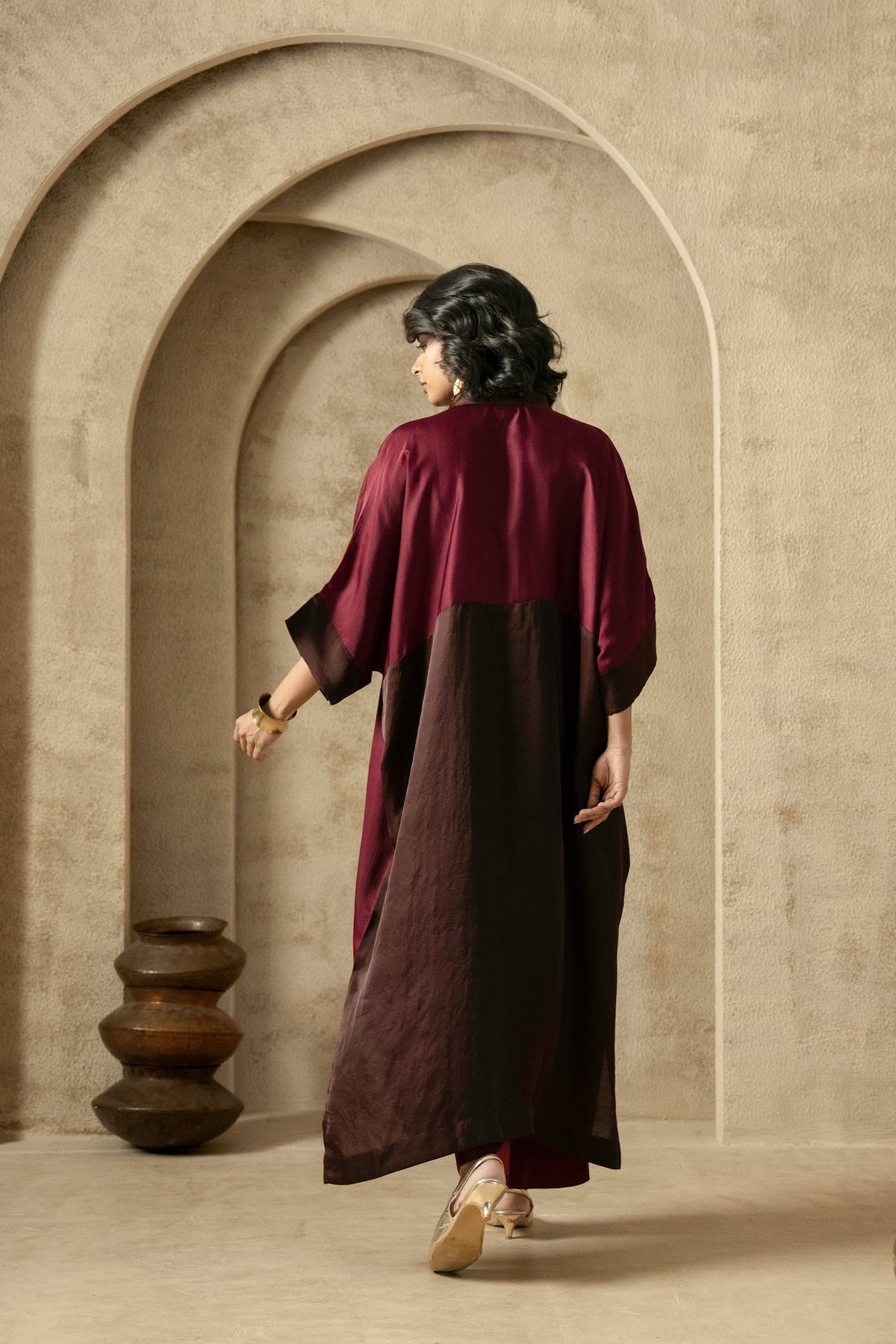 Vira - Maroon & Brown