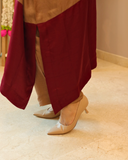 Niva - Golden & Maroon