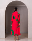 Sculpt Dress - Dark Pink