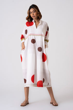 Poppy Kaftan - Red