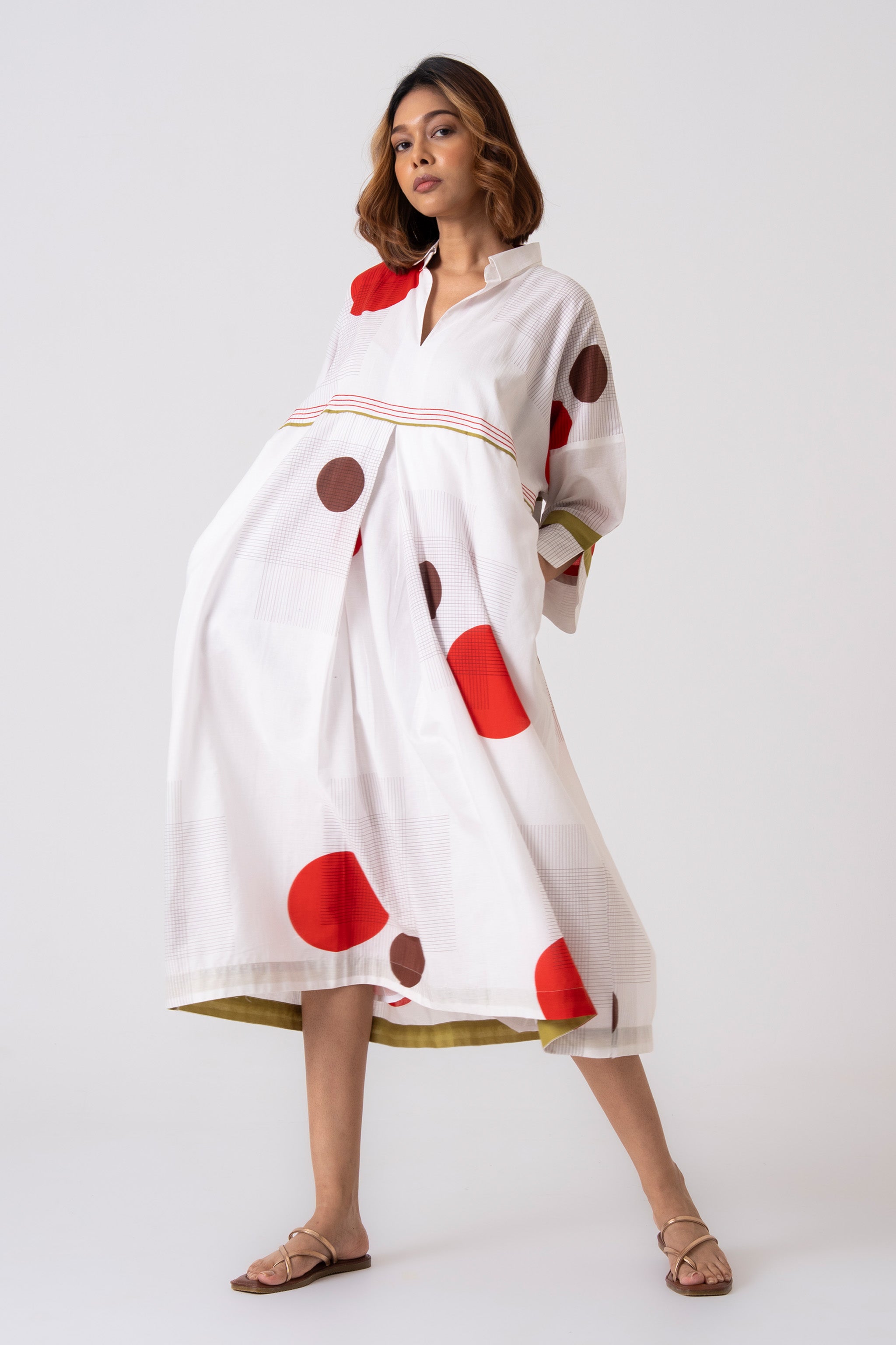 Poppy Kaftan - Red