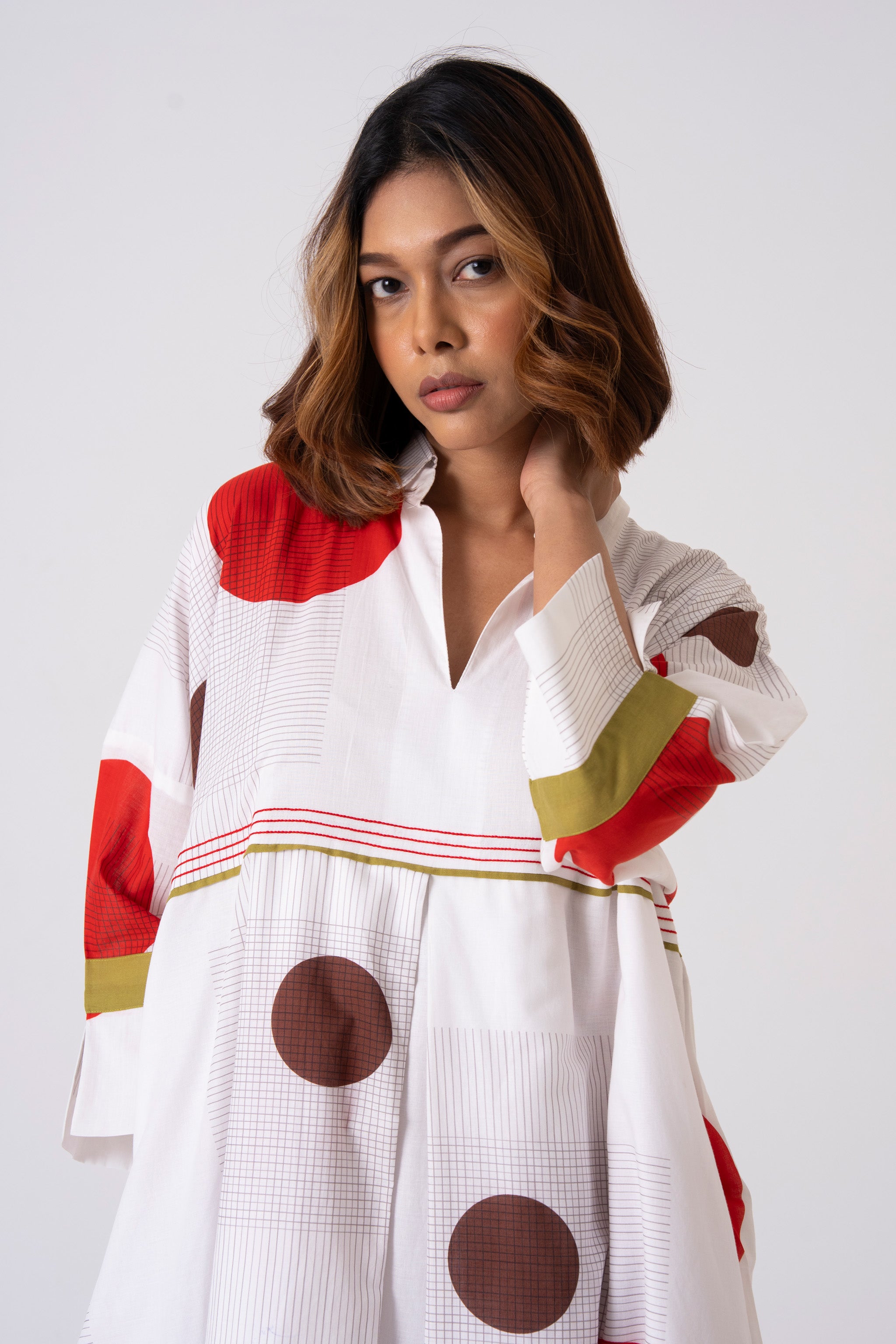 Poppy Kaftan - Red