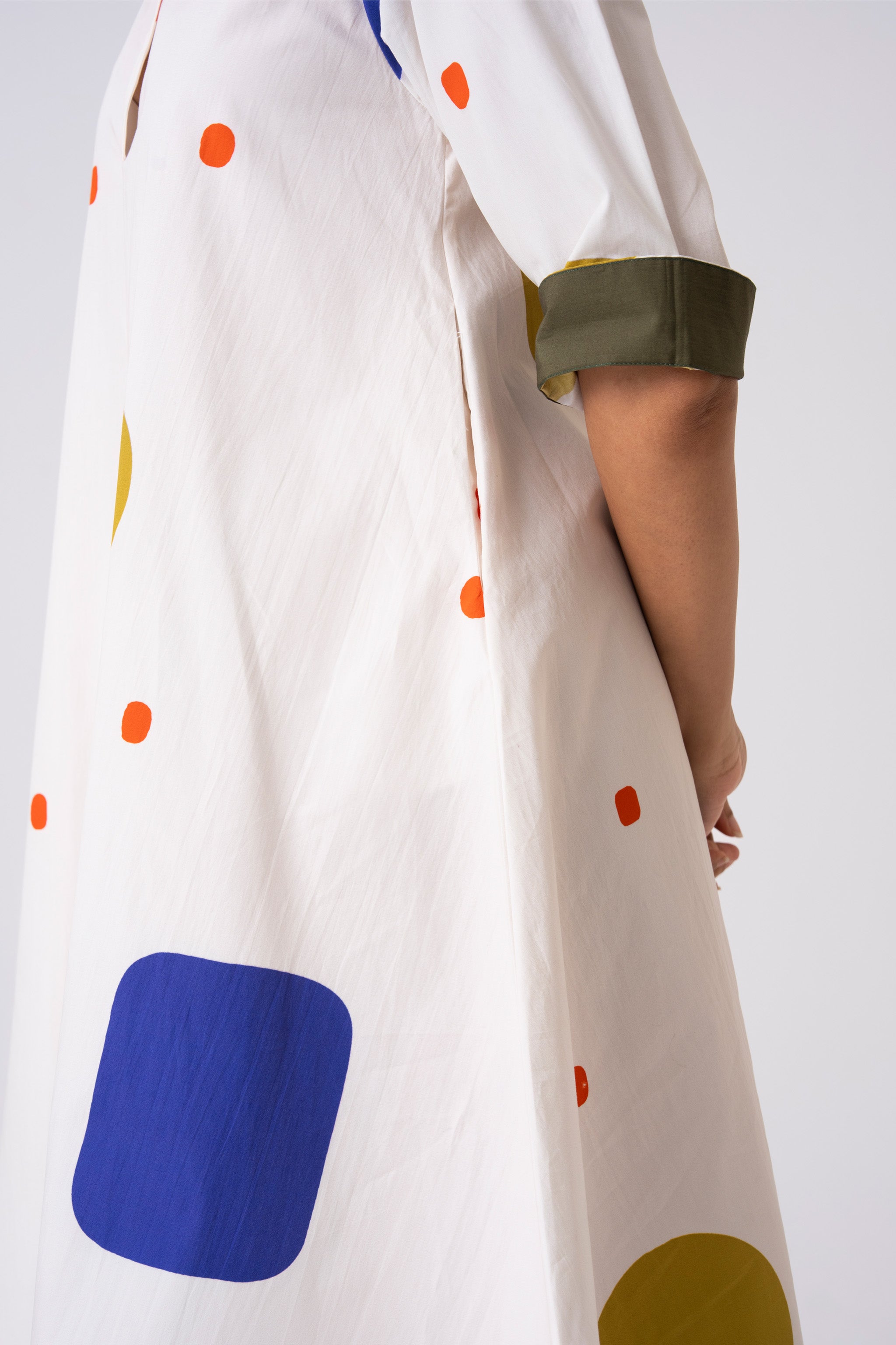 Spot Dress - Blue