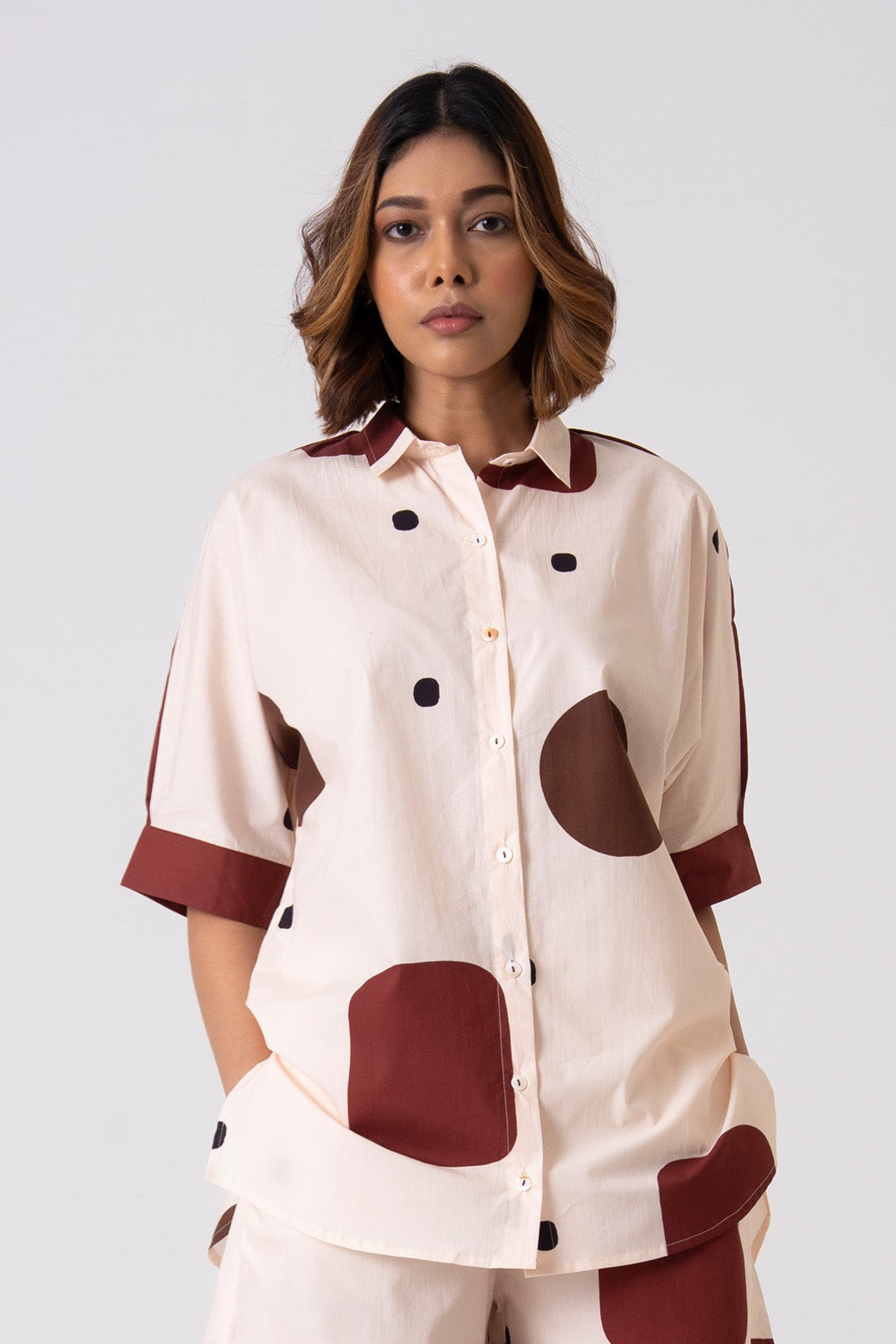 Mocha shirt- Brown