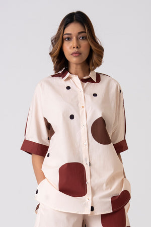 Mocha shirt- Brown