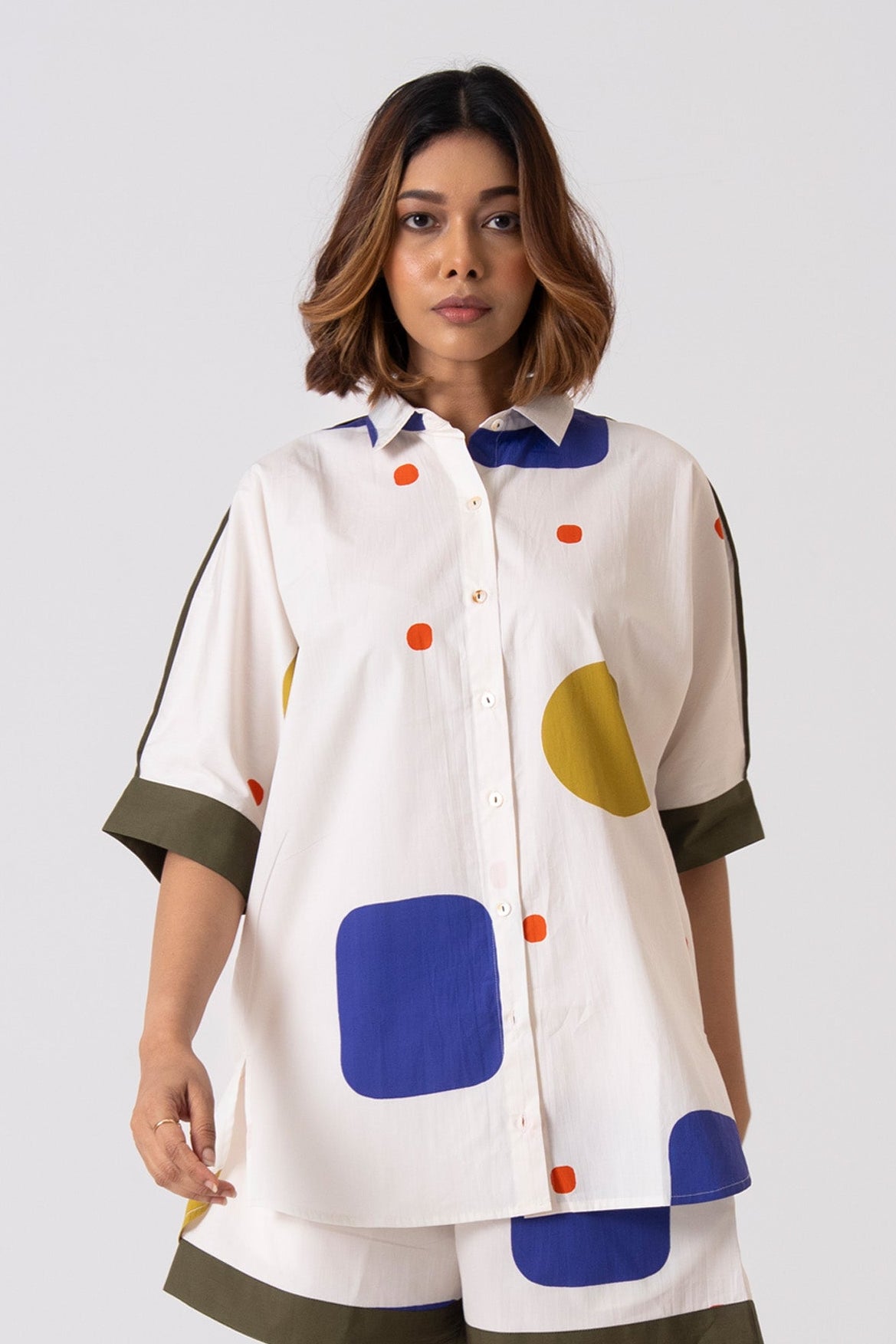 Mocha shirt- Blue