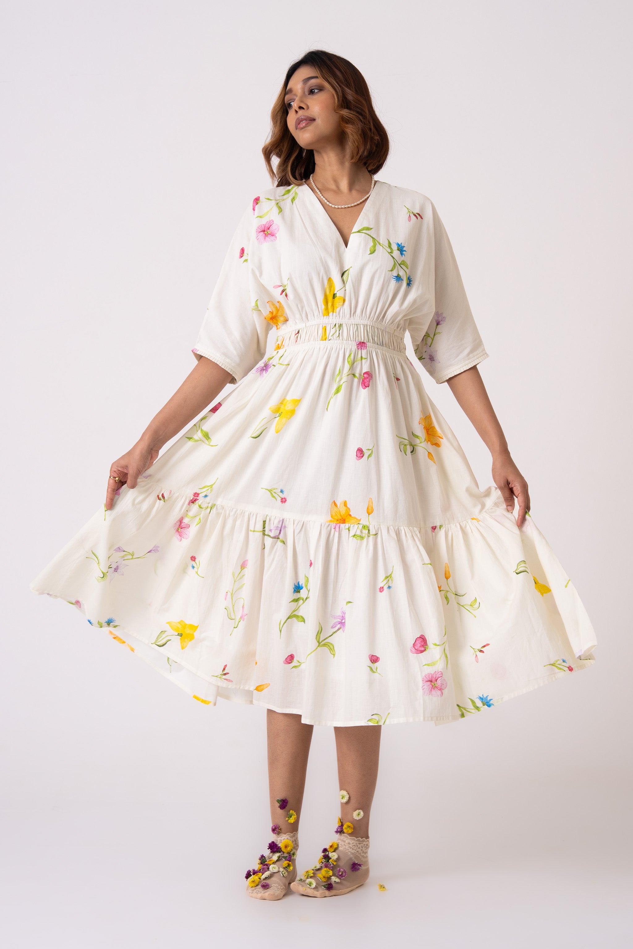 Noor dress - Off-white