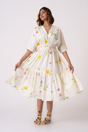 Noor dress - Off-white